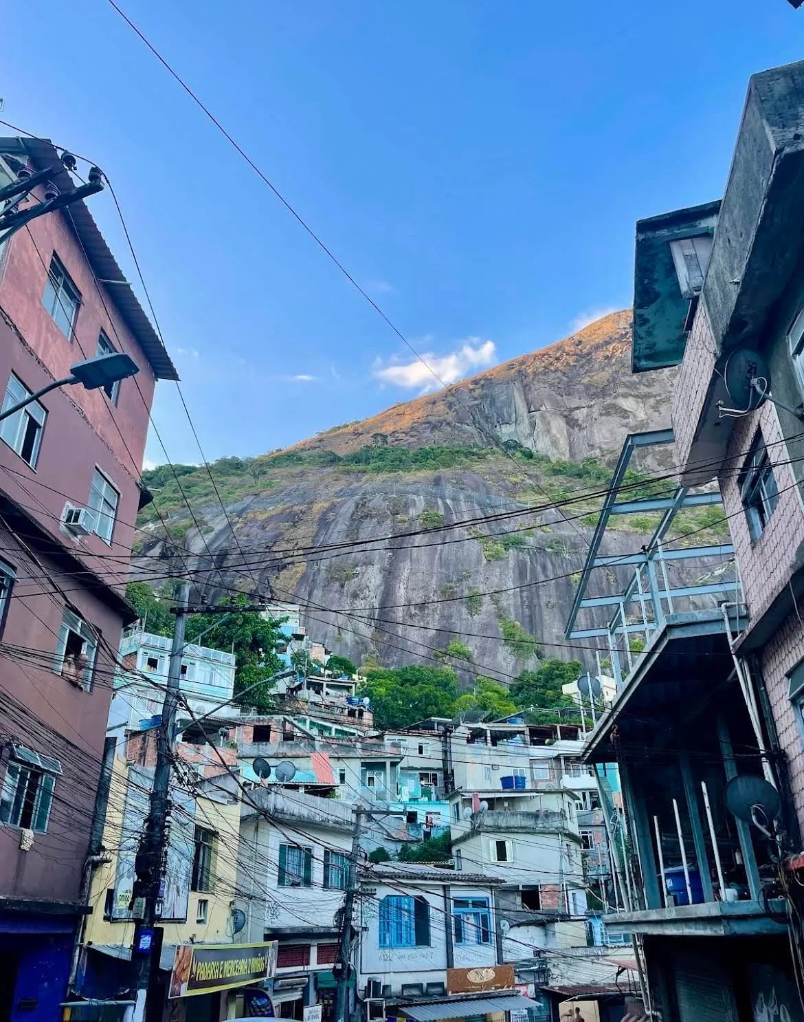 La discesa lungo la ladeira del Vidigal